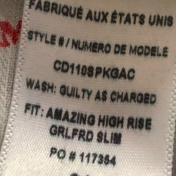 Alice + Olivia Amazing High Rise Girlfriend Embroidered Floral Slim Jeans Guilty - Picture 11 of 12